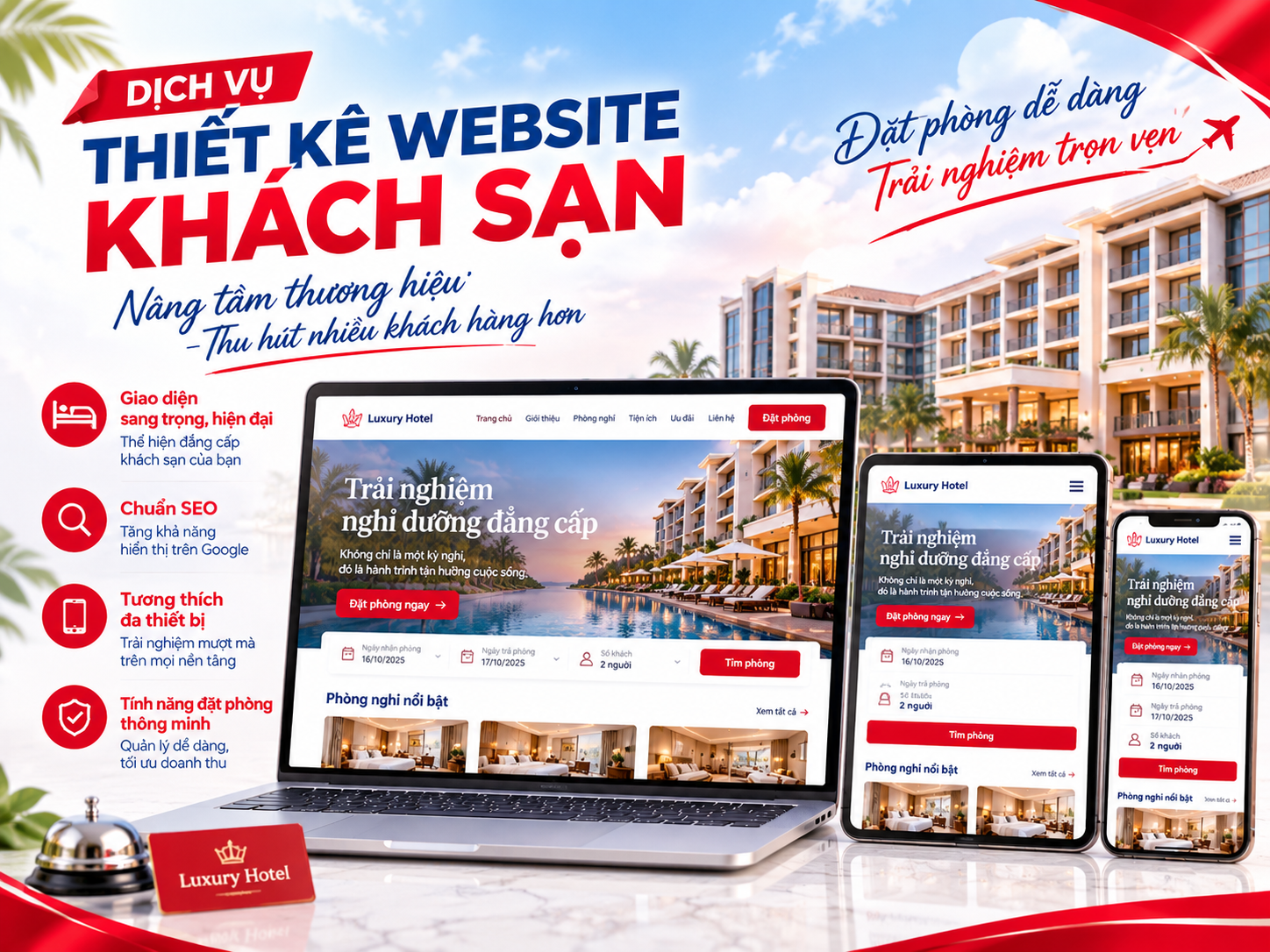Thiết Kế Website Khách Sạn