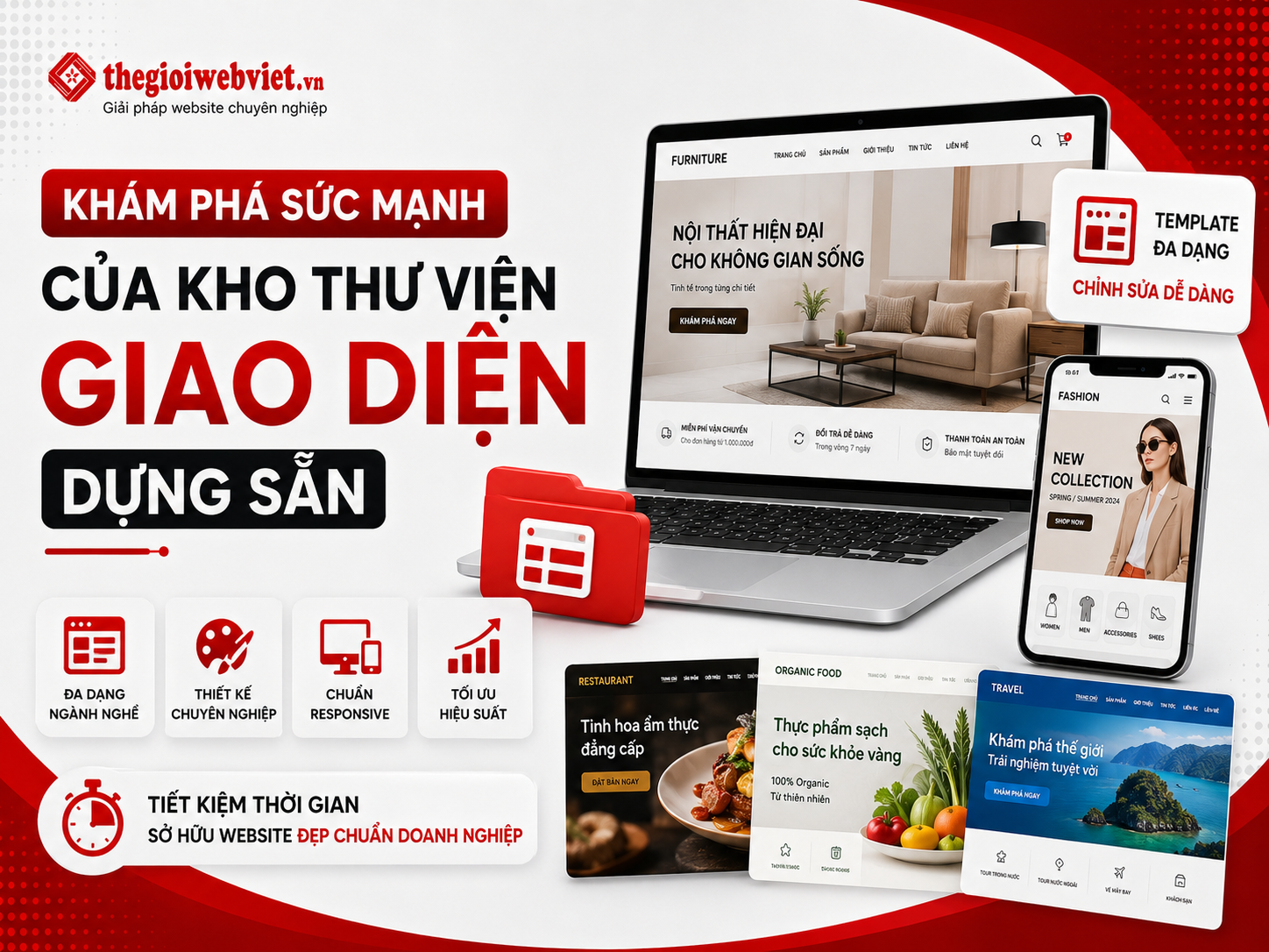 Khám phá sức mạnh của kho thư viện giao diện dựng sẵn