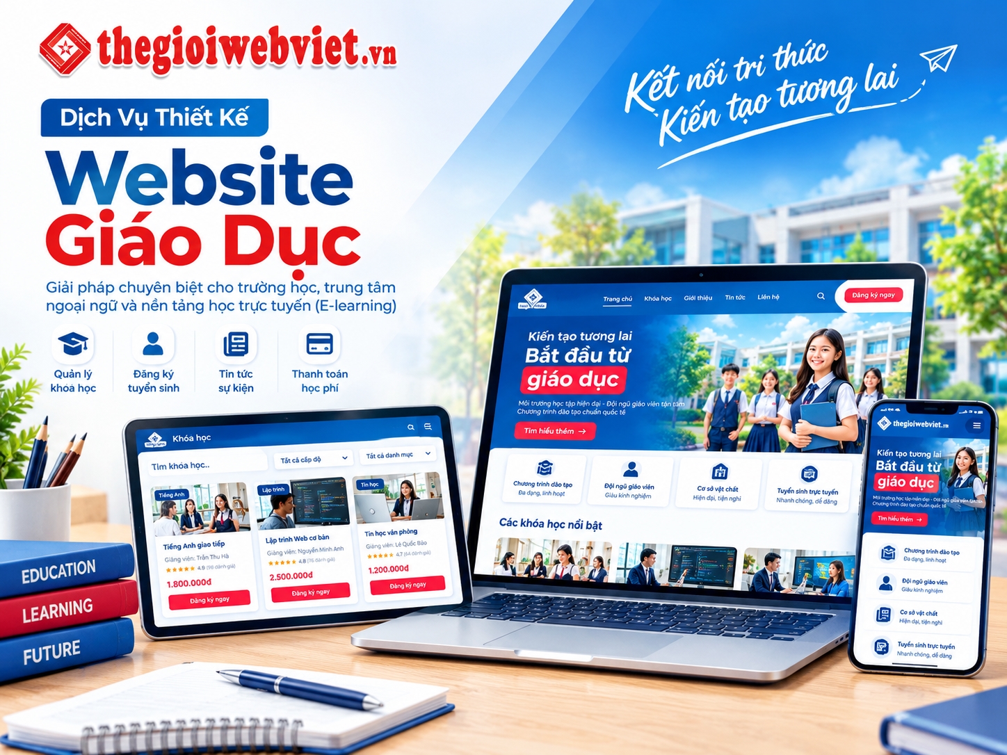 Dịch Vụ Thiết Kế Website Giáo Dục