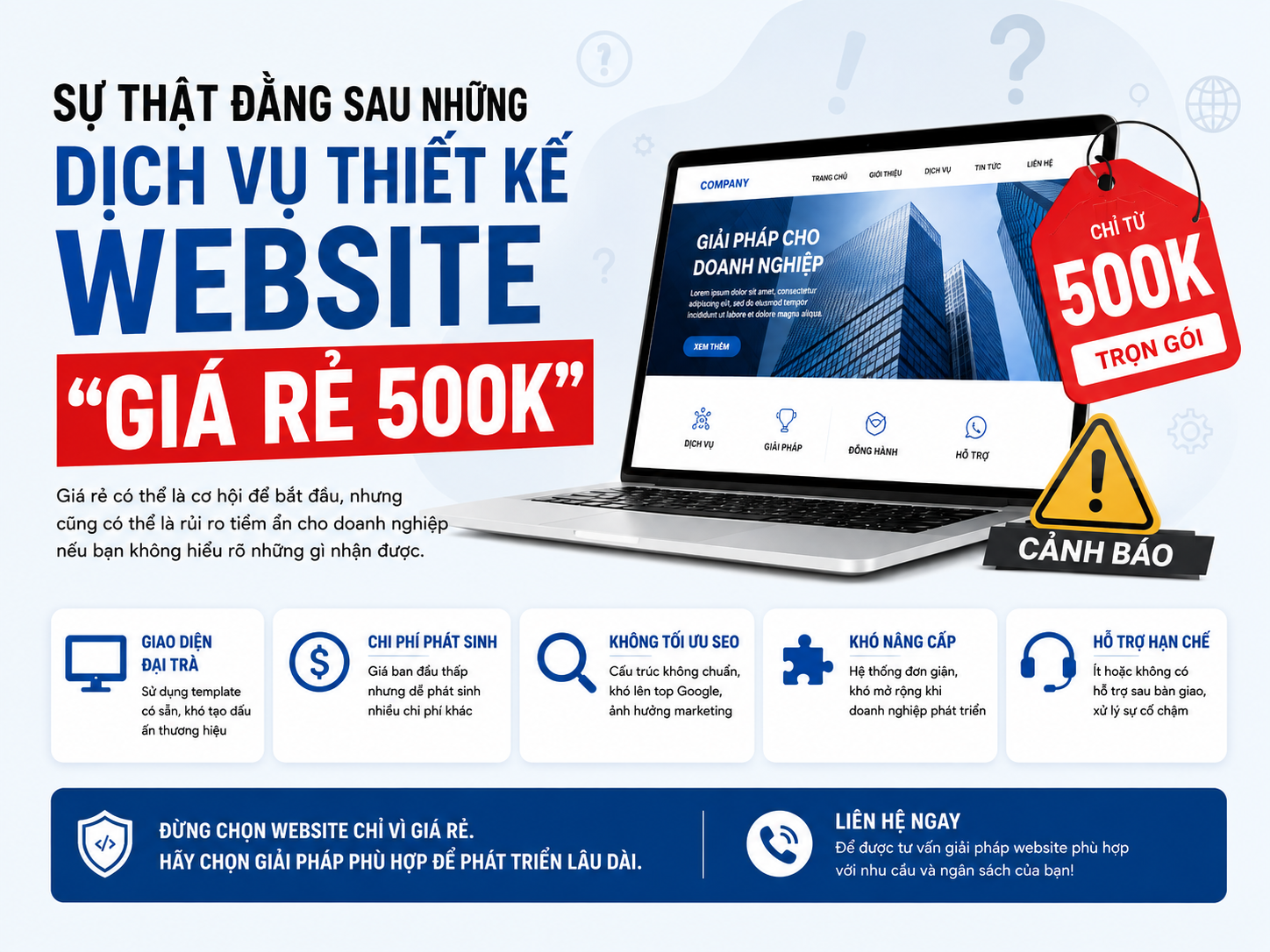 Sự thật đằng sau những website “giá rẻ 500K”