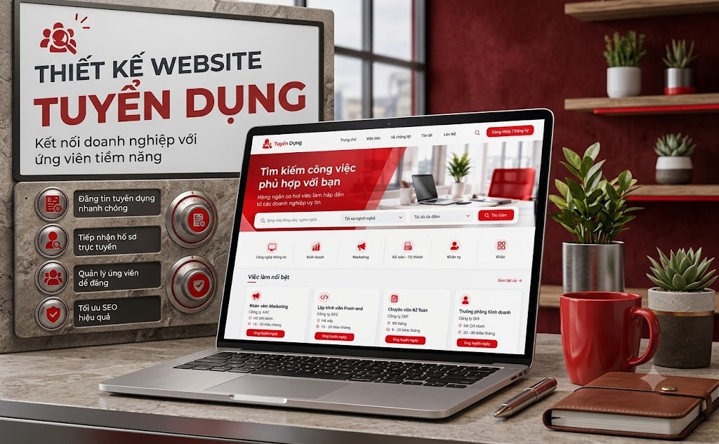 Thiết Kế Website Tuyển Dụng