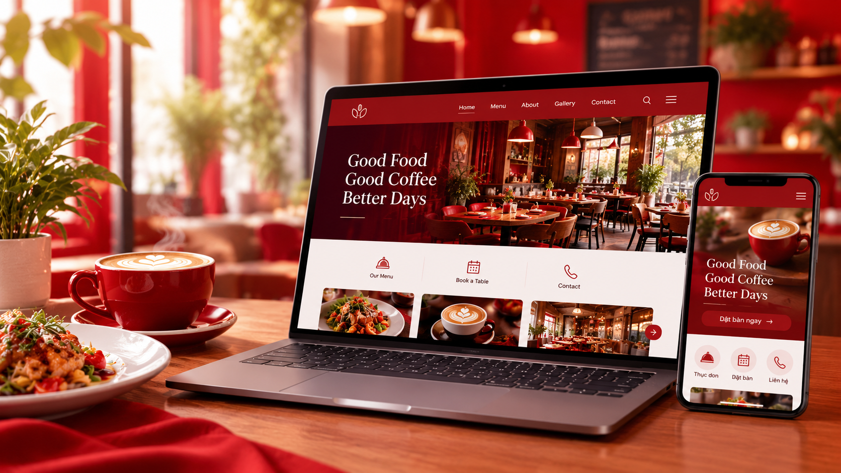 Thiết Kế Website Nhà Hàng Chuẩn SEO