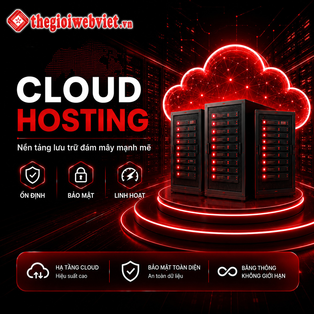 Cloud Hosting CH-01 (60.000/tháng - 2 Core CPU - 2 GB RAM)