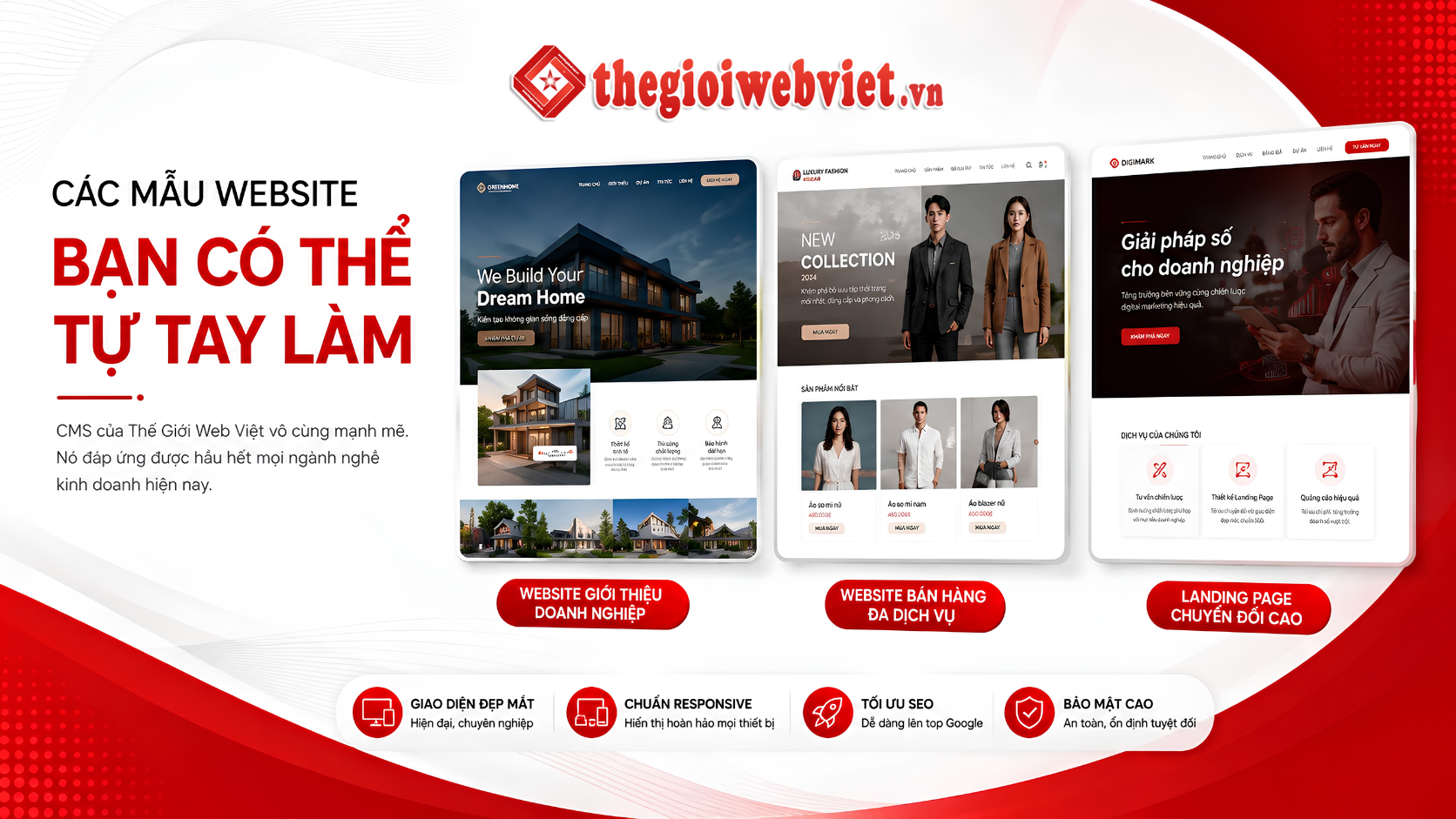 Các mẫu website có thể làm sau khi học