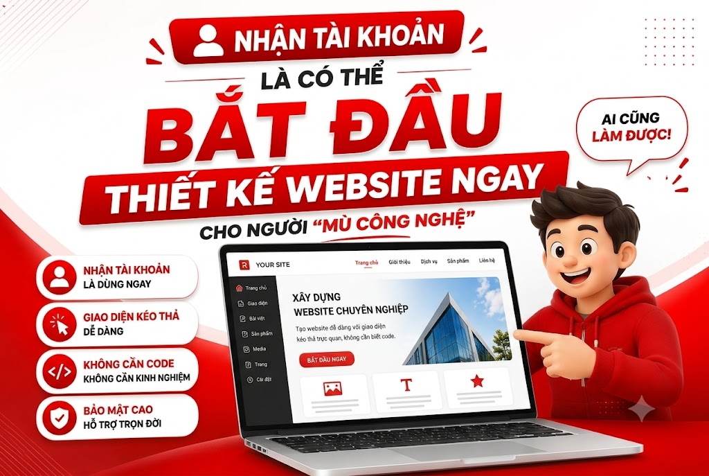 nhận tài khoản là có thể thiết kế ngay