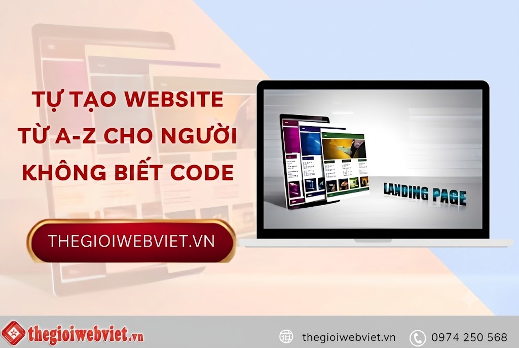 tự tạo website từ A-Z