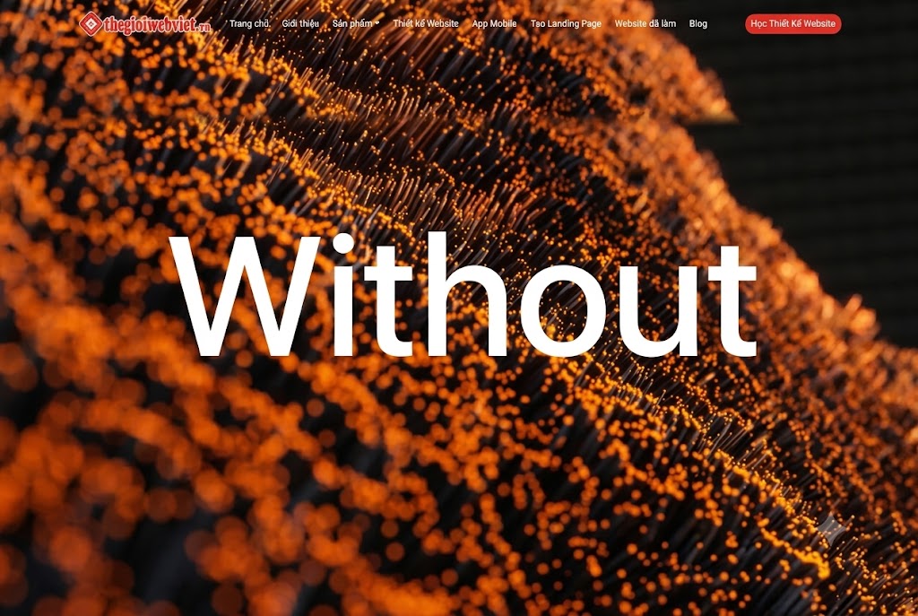 Giao Diện Trang Chủ Của Một Trang web