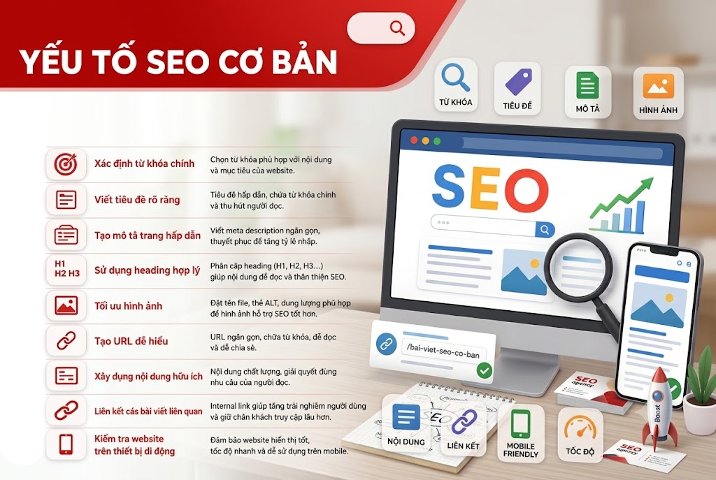 Các Yếu Tố SEO Cơ Bản