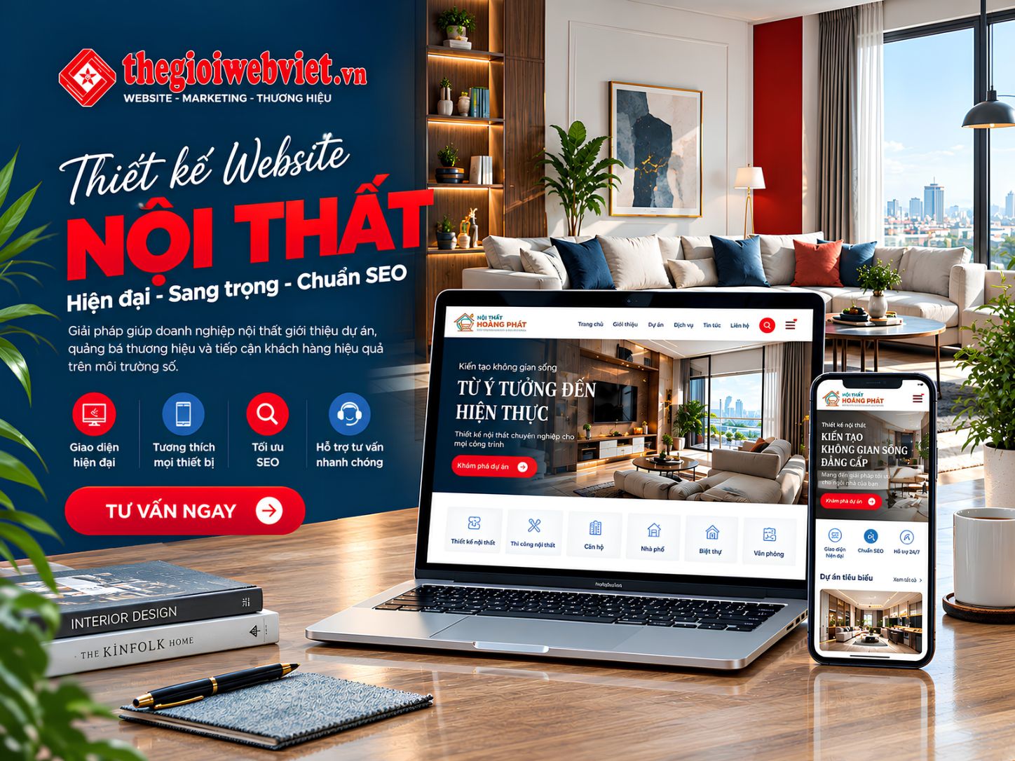 Thiết Kế Website Nội Thất