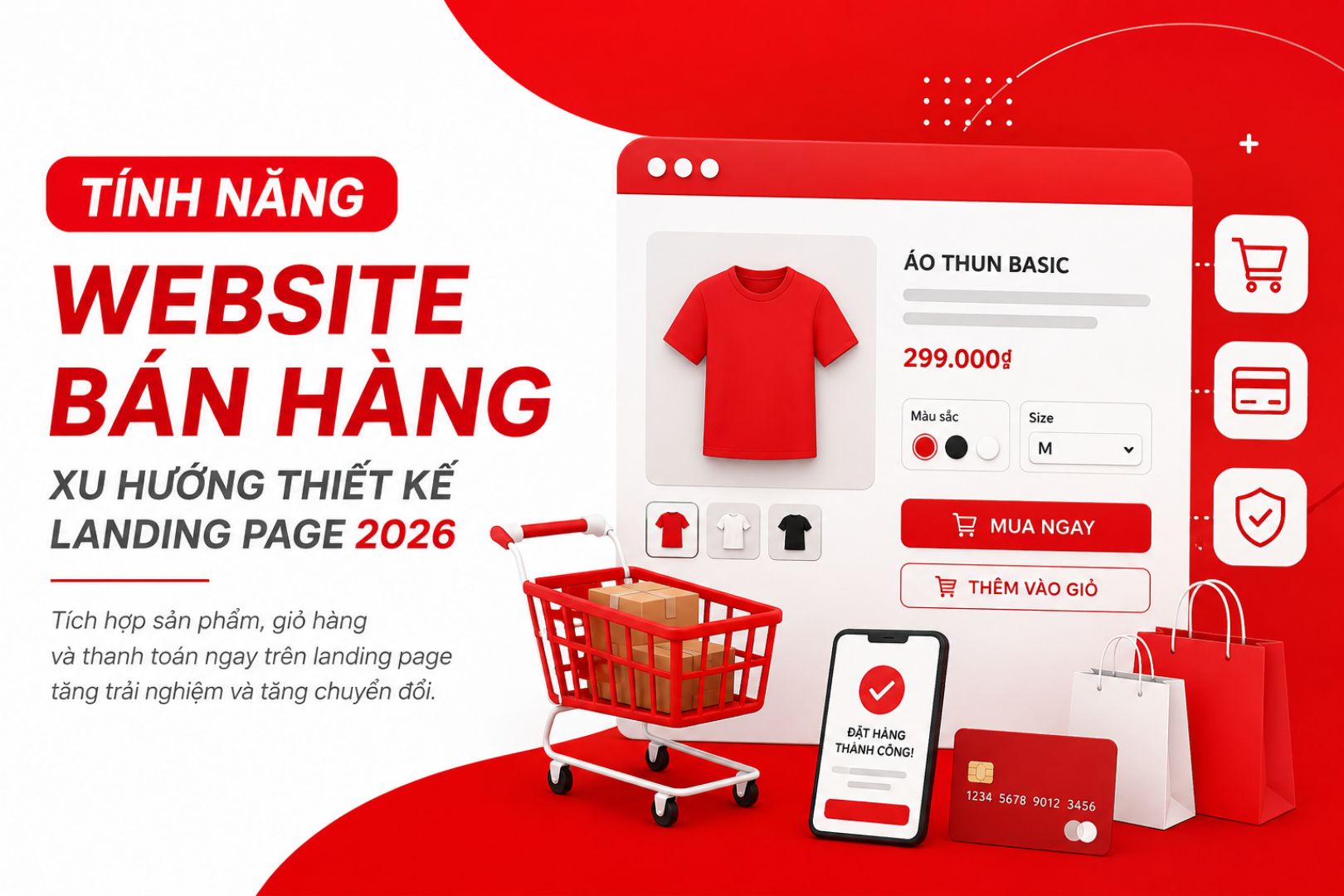 xu hướng thiết kế landing page 2026