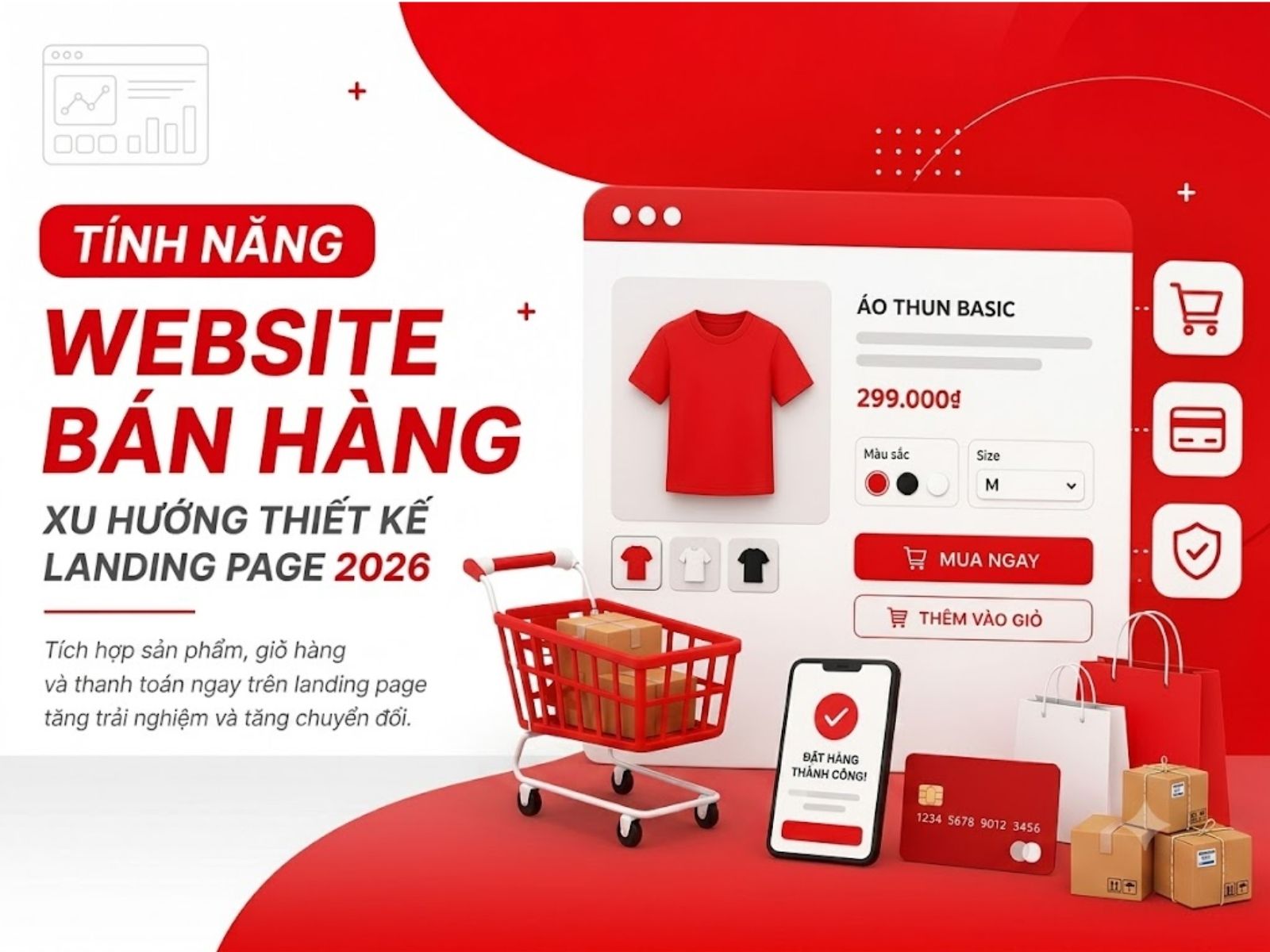 Tích hợp tính năng bán hàng chỉ bằng vài cú click